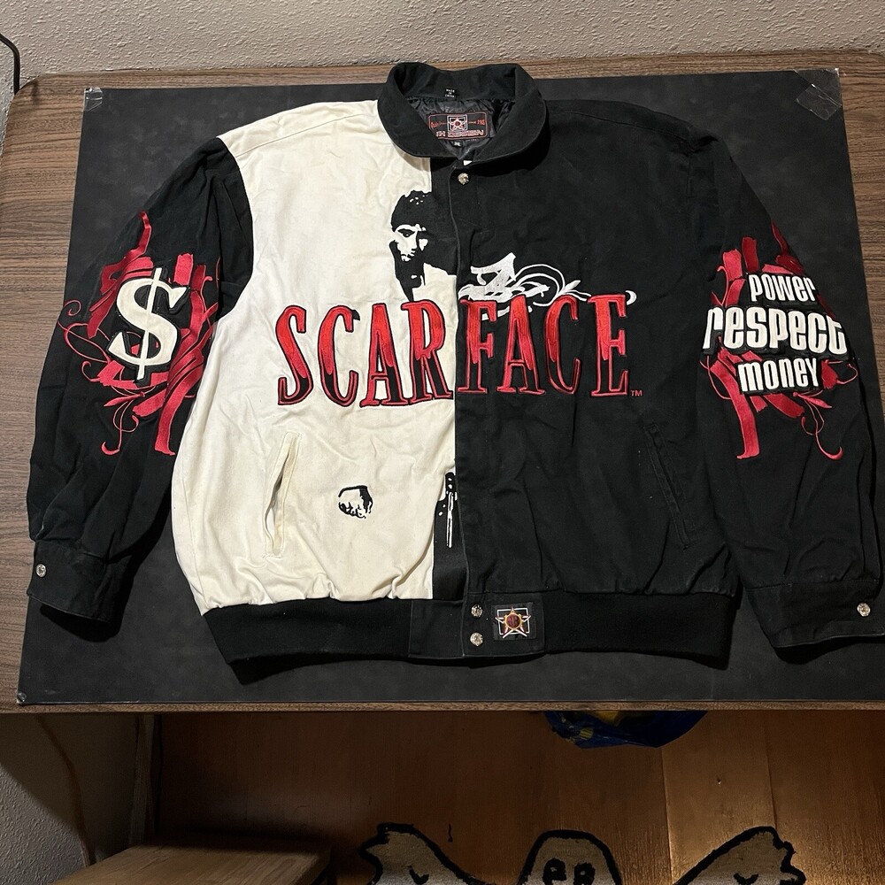 Scarface Jacket The World is Yours Mens 3XL Original JH Design Jeff Hamilton 90s